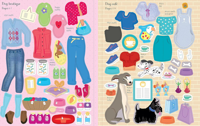 Little Sticker Dolly Dressing Dogs & Puppies
