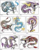 Manga to the Max Drawing and Colouring Book: Dragons