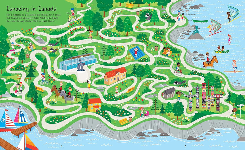 Usborne  | Around the World Mazes