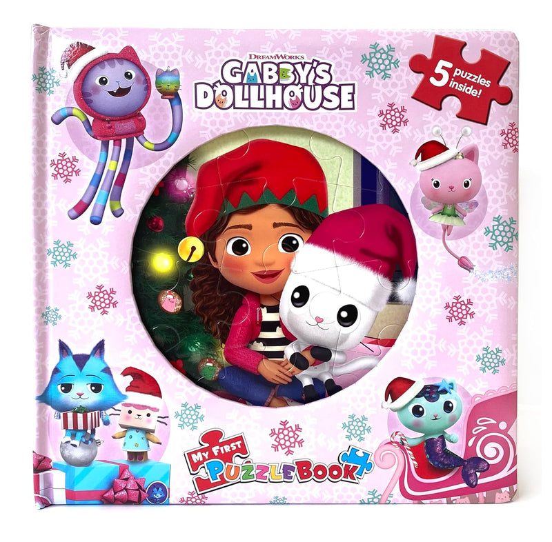 Gabby Dollhouse Christmas My First Puzzle Book
