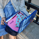 Yumbox Soft Gel Ice Packs with Insulated Fabric Sleeves - Vichy & Cherries