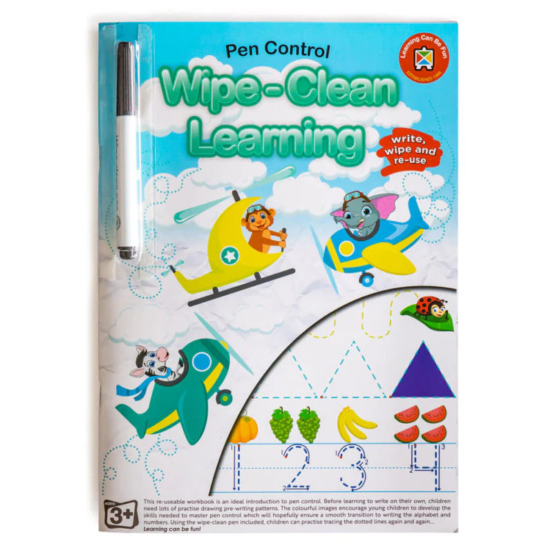 LCBF: Wipe Clean Learning Book - Pen Control with Marker