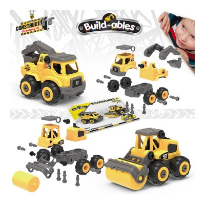 Build-ables - Roadworks Vehicles 2 in 1