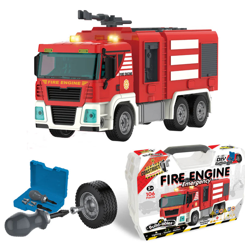 Construct-It Buildables+ Fire Truck