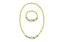 Pink Poppy | Lemon Delight Stretch Beaded Necklace & Bracelet Set RRP $12.99