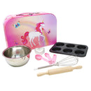 Pink Poppy Unicorn Butterfly Kids Baking Set & Carry Case RRP $49.99