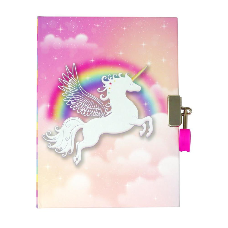 Pink Poppy Unicorn Dreamer Strawberry Scented Lockable Diary RRP $21.99