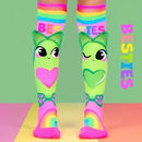 Madmia Socks Ages 6-99 One Size Fits Most - BEST FRIENDS Novelty Socks