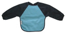 Silly Billyz Small Fleece Long Sleeve Bib - Sky Blue/Navy