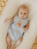 Confetti Kidz | Teddy Gingham Romper