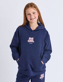 Eve Girl Sports Club Hoodie - Navy Blue