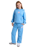Eve Girl Girls Sports Club Flare Trackpant in Blue