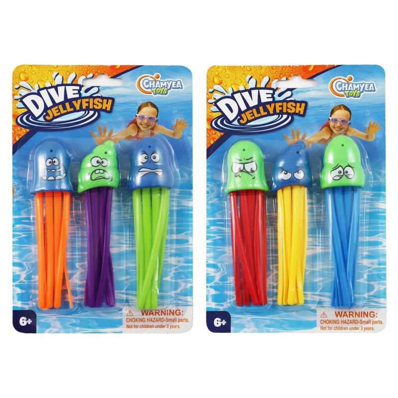 Dive Toy Monster Jellyfish 3pc 2asst 13cm