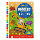 Colouring Book Diggers & Trucks 56pg
