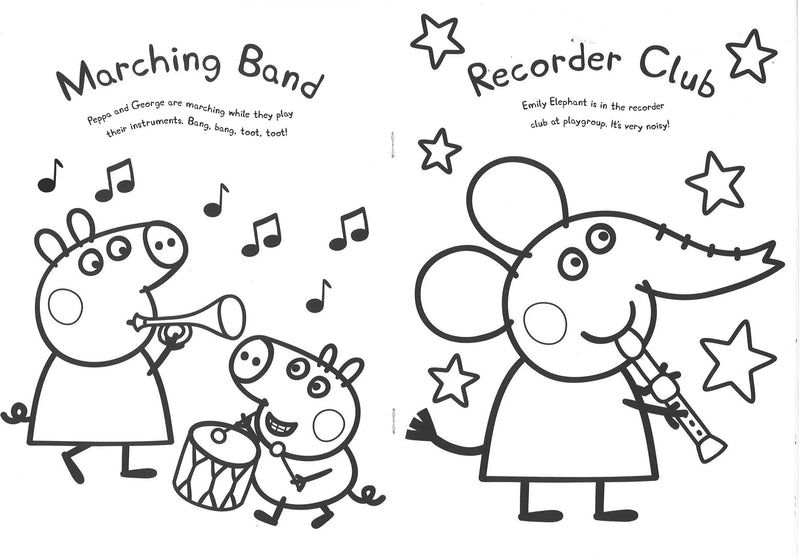 Peppa Pig: Bing Bong Bang Colouring Book