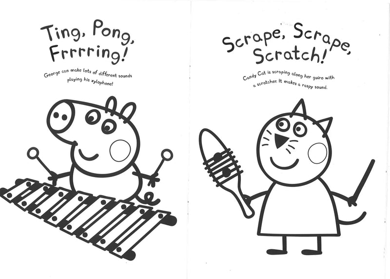 Peppa Pig: Bing Bong Bang Colouring Book