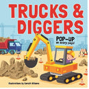 Trucks and Diggers Pop Up Book new