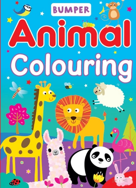 Bumper Colouring Animal  Blue Book