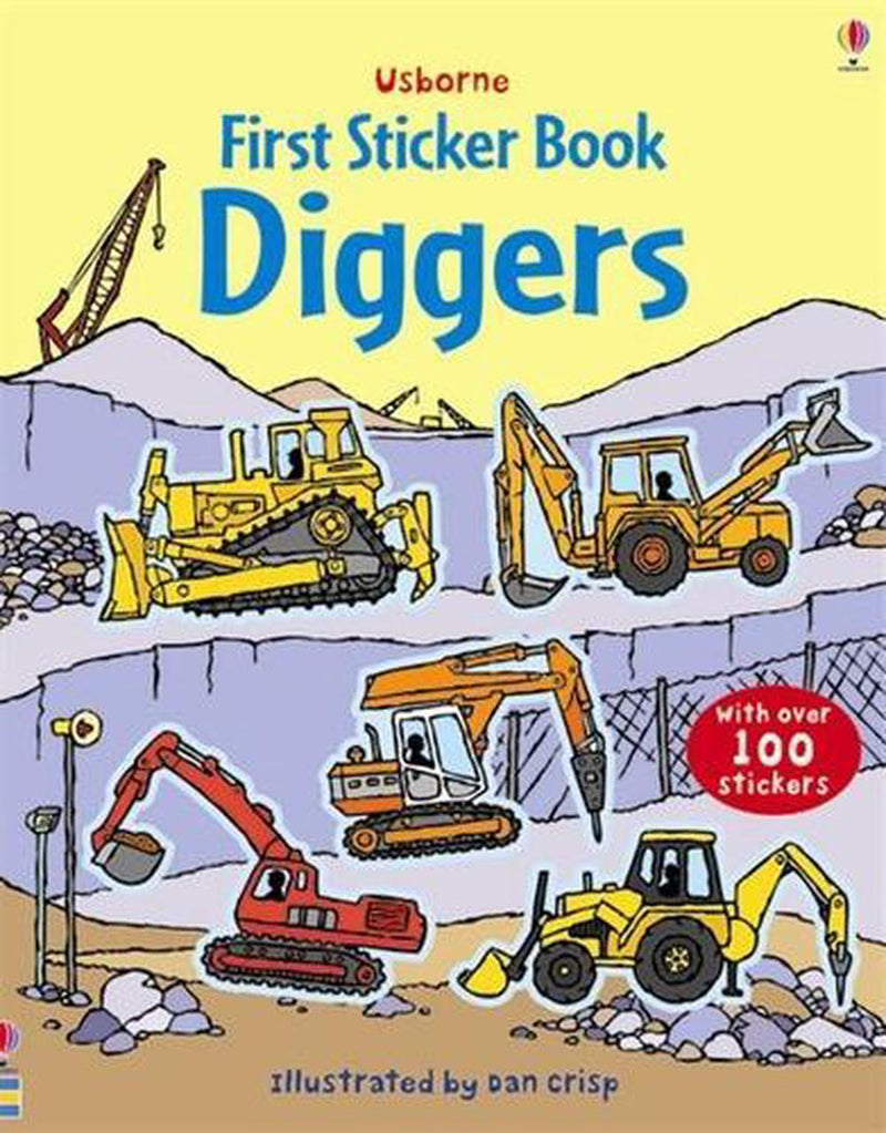 Usborne | First Sticker Book: Diggers