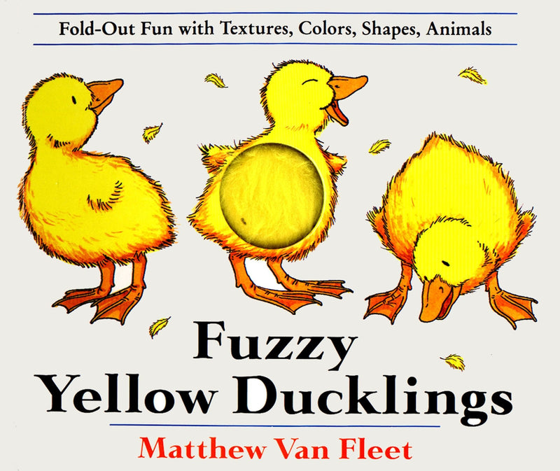 Fuzzy Yellow Ducklings - Fold-Out and Touch & Feel Book