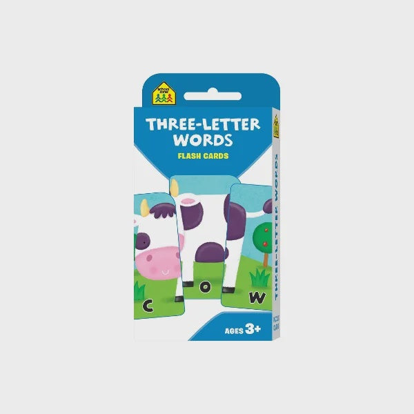 Hinkler | School Zone Three-Letter Words Flash Cards