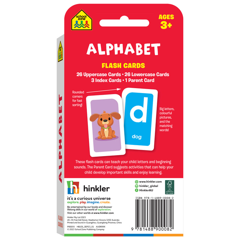 Hinkler | School Zone Alphabet Flash Cards