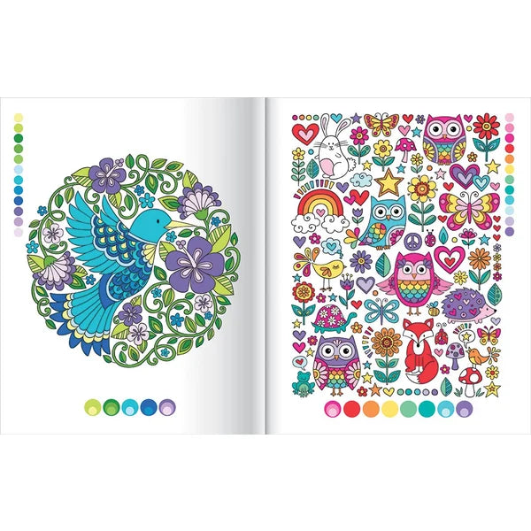 Notebook Doodles: Super Cute Colouring & Activity Book