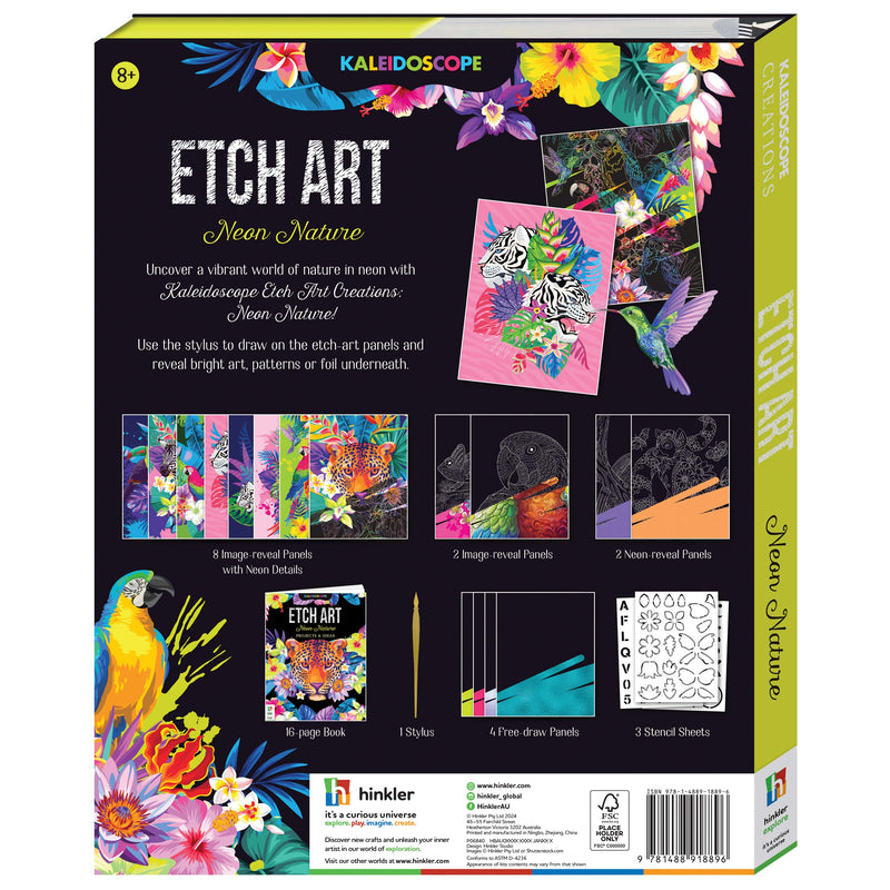 Hinkler | Kaleidoscope Etch Art Creations Neon Nature