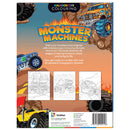 Kaleidoscope Sticker Colouring Monster Trucks