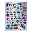 Kaleidoscope Sticker Colouring Monster Trucks
