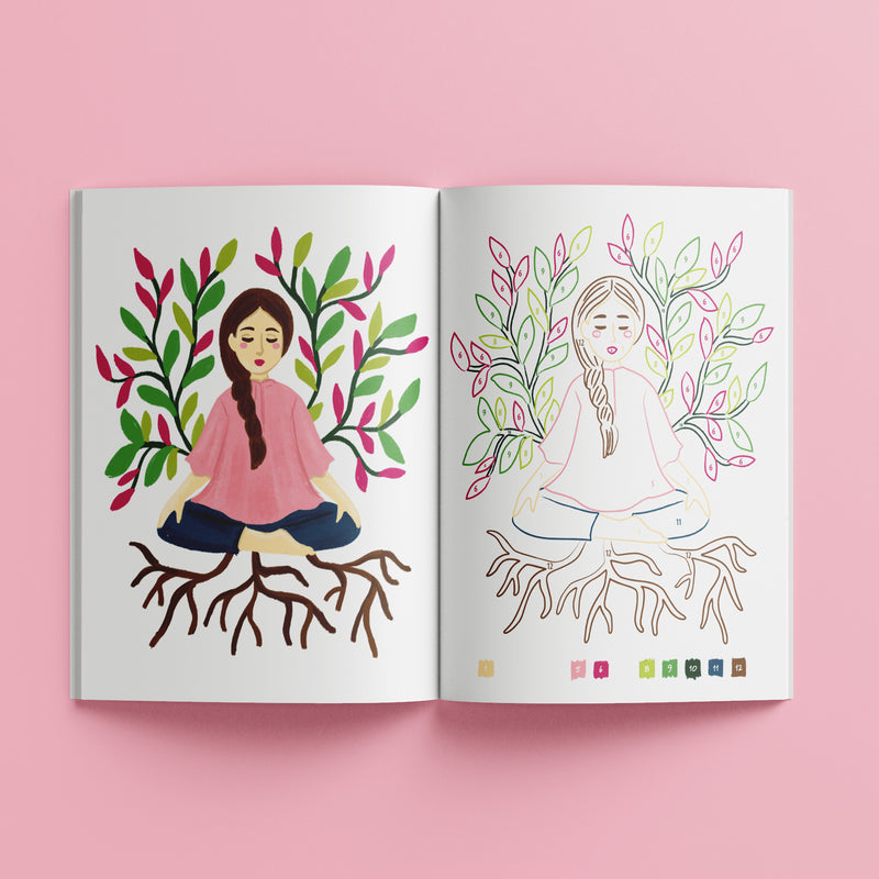 Hinkler | Number Guided Colouring Book: Relaxation