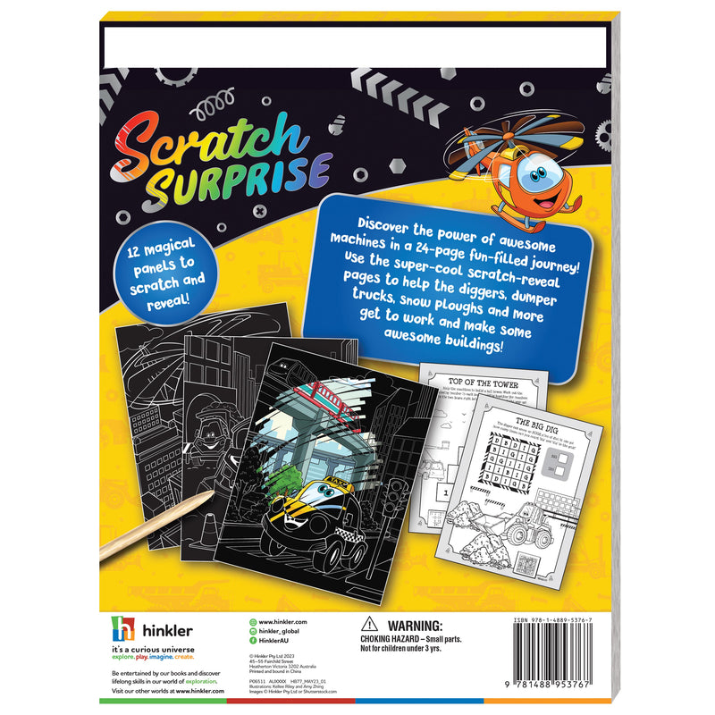 Hinkler | Scratch Surprise Mighty Machines