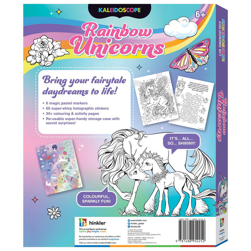 Kaleidoscope Colouring Kit Rainbow Unicorns