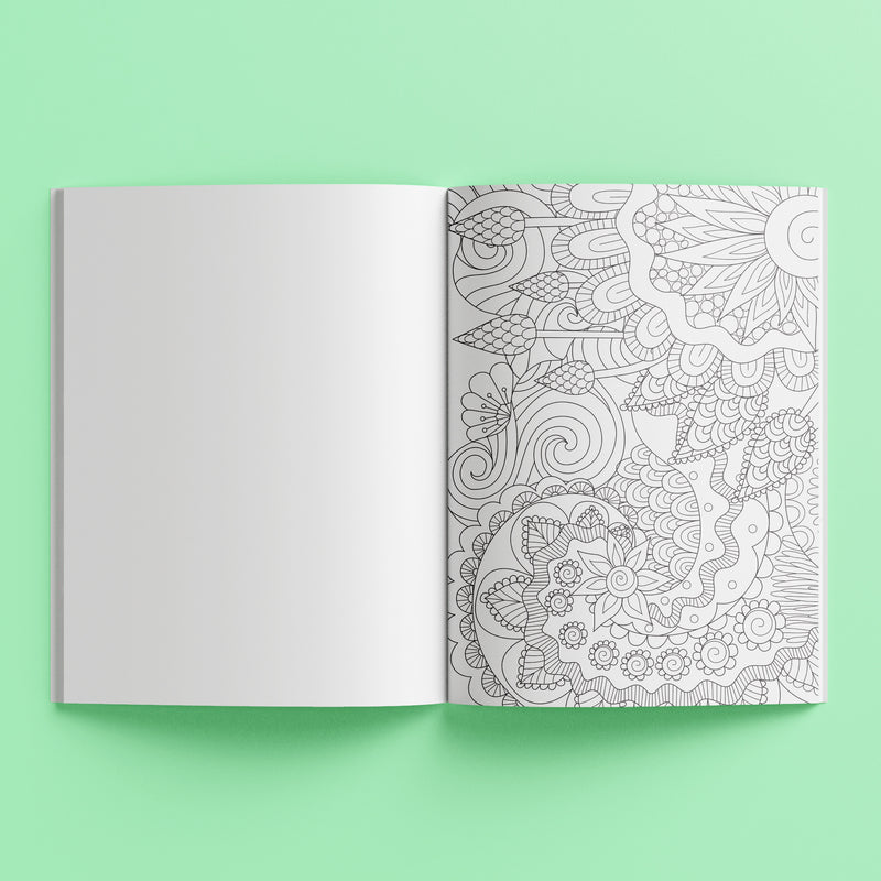 Mindwaves Calming Colouring - Botanicals