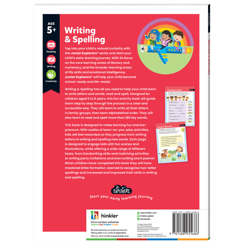 Hinkler | Junior Explorers Writing & Spelling