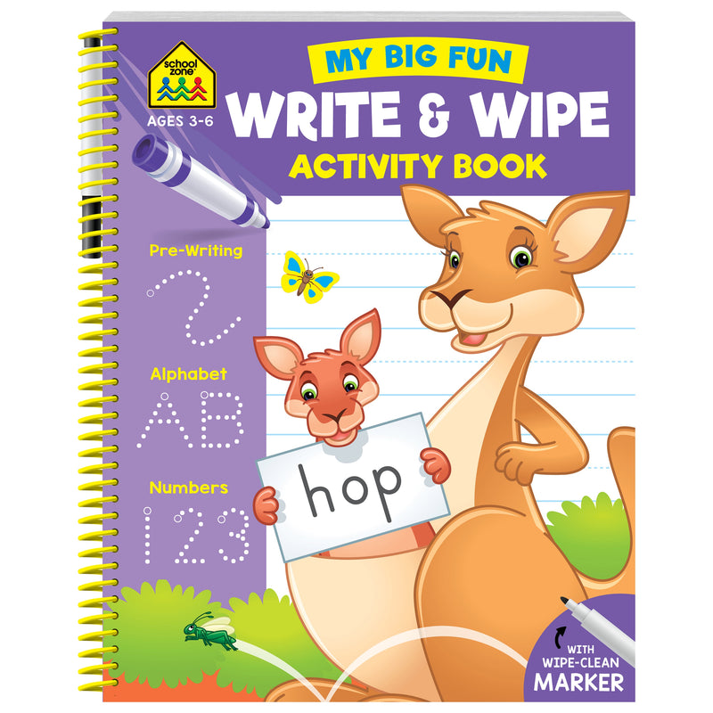 Hinkler | School Zone Write & Wipe Bind-up