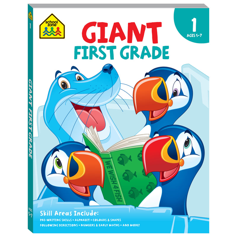 School Zone | Giant Workbook First Grade