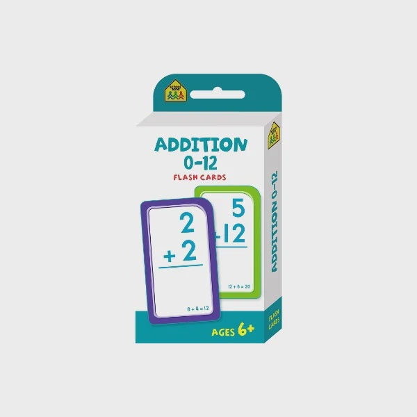 Hinkler | School Zone Addition 012 Flash Cards