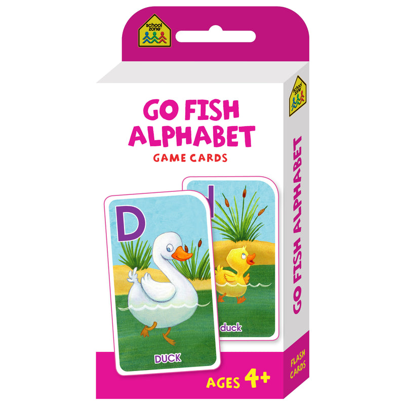 School Zone Go Fish Alphabet Game Cards (2023 ed)