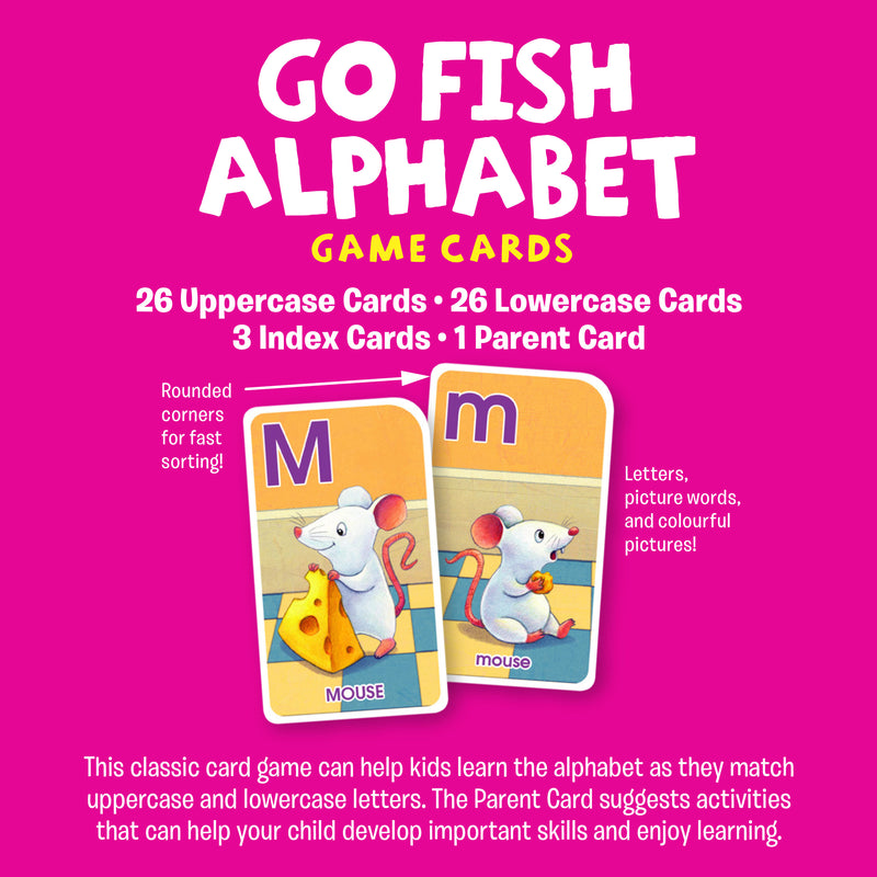 School Zone Go Fish Alphabet Game Cards (2023 ed)