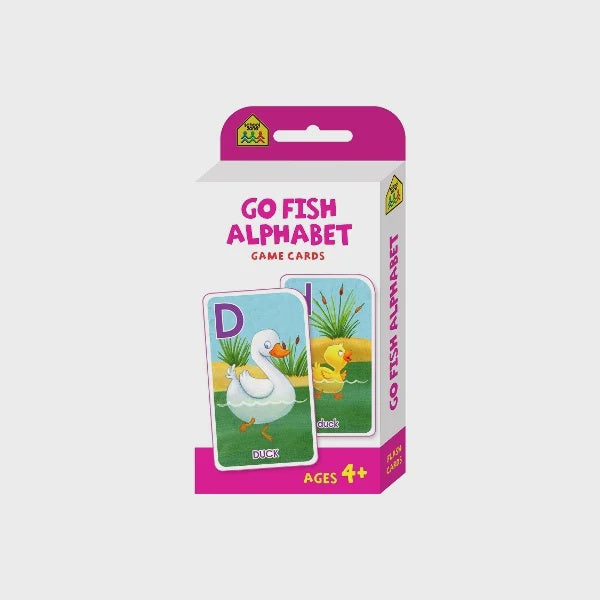 School Zone Go Fish Alphabet Game Cards (2023 ed)