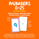 Hinkler | School Zone Numbers 0-25  Flash Cards