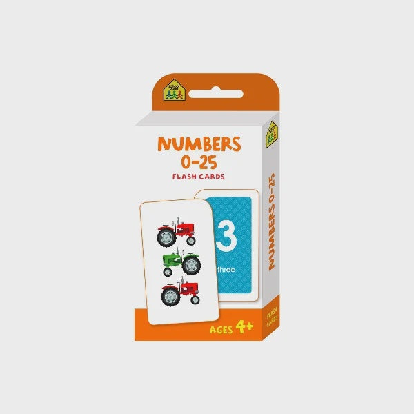 Hinkler | School Zone Numbers 0-25  Flash Cards