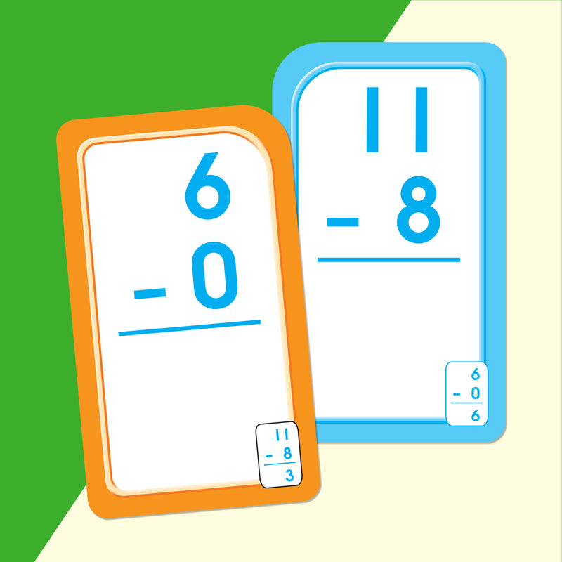 Hinkler | School Zone Subtraction 0-12 Flash Cards (2023 ed)