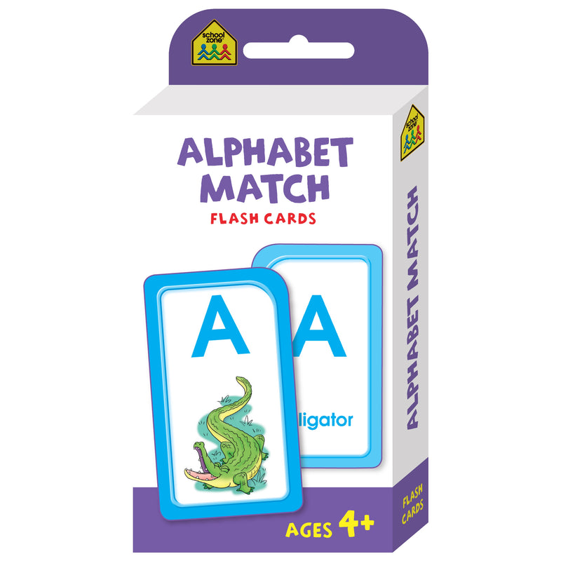 School Zone Alphabet Match Flash Cards (2023 ed)