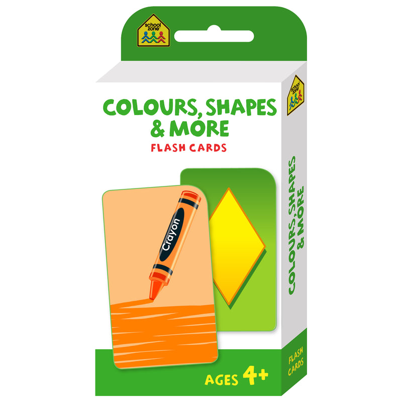 Hinkler | School Zone Colours Shapes & More Flash Cards