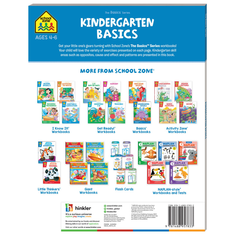 Hinkler | School Zone Kindergarten Basics