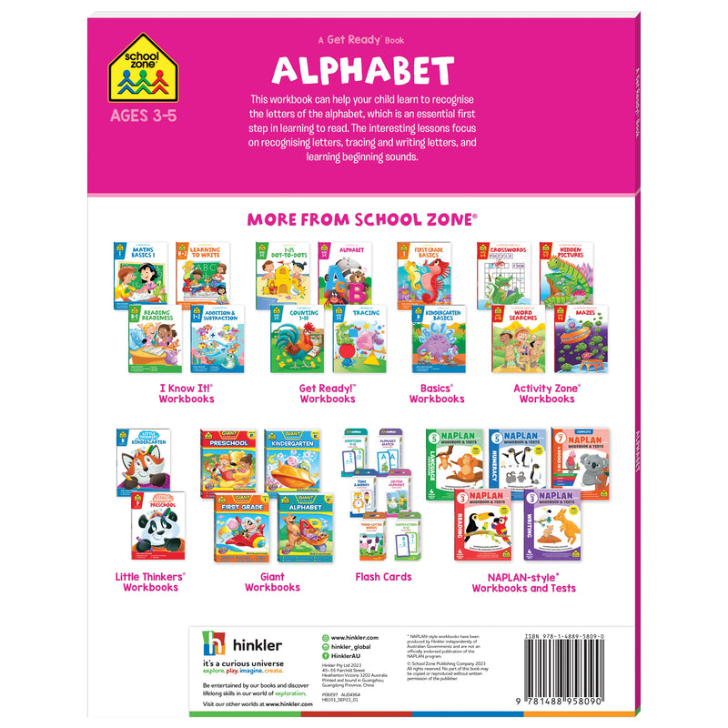 Hinkler | School Zone Get Ready Alphabet