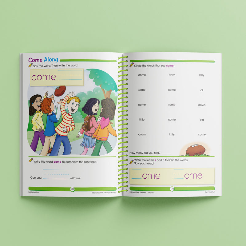 School Zone Big Spiro Workbook Writing
