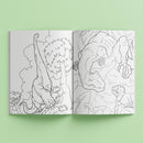 Kaleidoscope Sticker Colouring Dinosaur